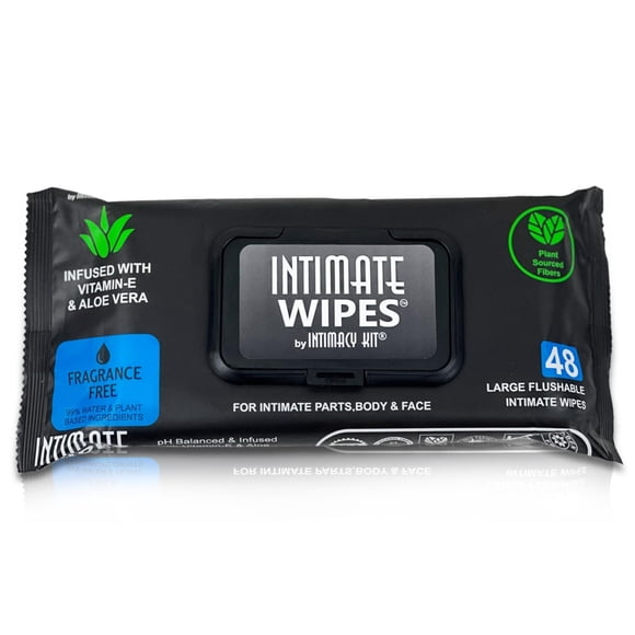 Toallitas INTIMACY KIT 48 Grandes pH Equilibrado sin Fragancia