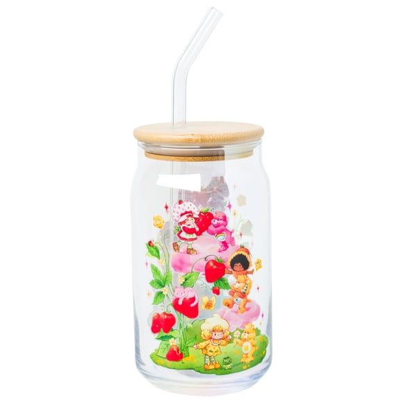 Vaso de vidrio Silver Buffalo Care Bears y Strawberry Shortcake 473 ml