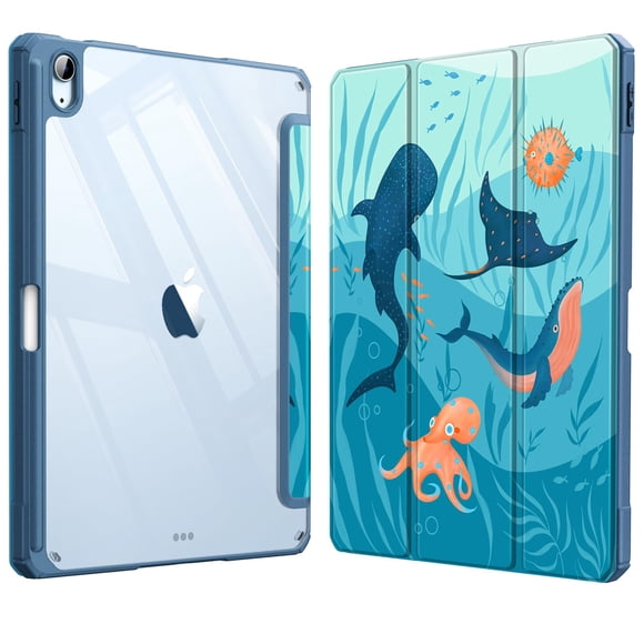 Funda FINTIE Hybrid Slim para iPad Air de 11 pulgadas con soporte para lápices
