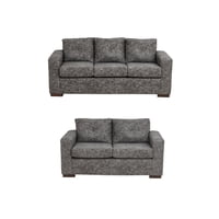 Muebles América - Living Franco 32 Cuero Auris Gris