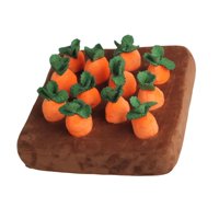 Ioensy - Zanahoria De Jardín Juguete De Peluche Vegetal Fruta Tire De La Zanahoria Juguete De Peluche Iq Juguete 12 Piezas Zanahoria