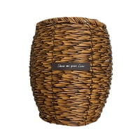 Oem - Cesto Macetero Canasto Organizador Tejido Pequeño Mimbre