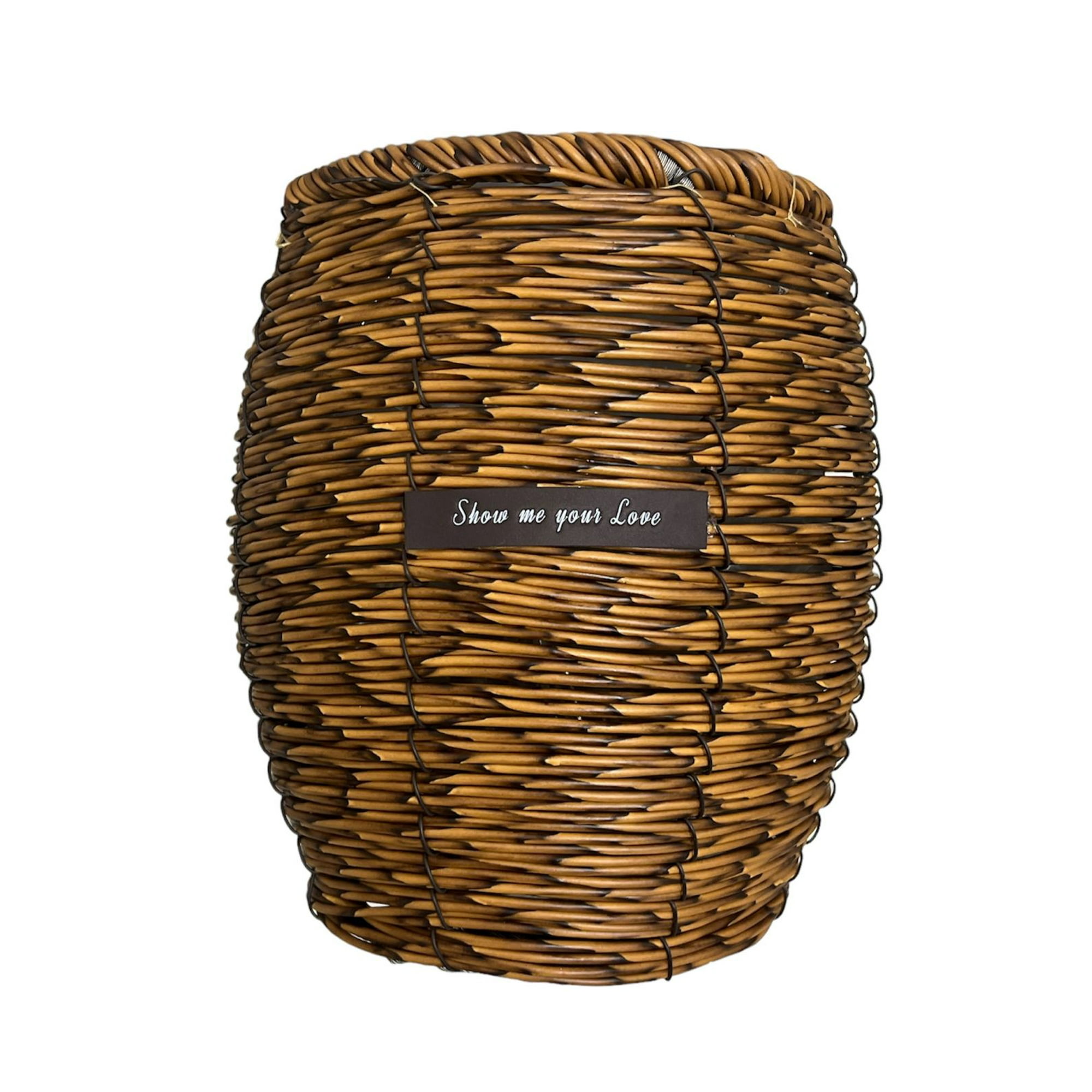 Oem - Cesto Macetero Canasto Organizador Tejido Pequeño Mimbre