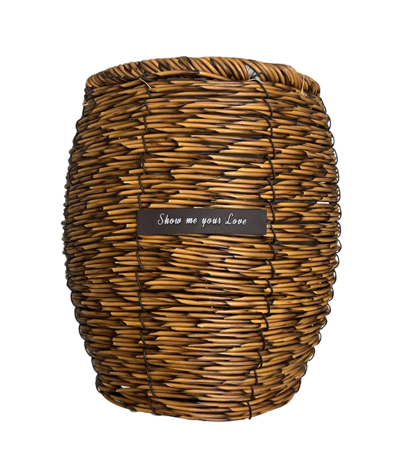 Oem - Cesto Macetero Canasto Organizador Tejido Pequeño Mimbre