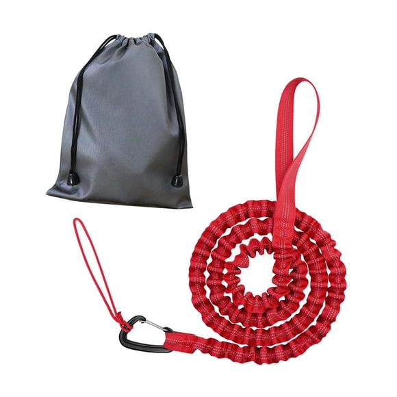 Bike Bungee Tow Rope Mountain Bike Cuerda De Tracción Para Niños Adulto Padre Niño Rojo