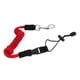 thumbnail image 2 of Safety Kayak Paddle Leash Cuerda de pesca Rod de espiral Cordón Cordón Rojo, 2 of 3