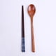 thumbnail image 5 of XmhyTop Juego de 2 Cenas de Madera Tableware de Madera Natural, Incluye Bolsa de Almacenamiento,Rojo Blanco, 5 of 5