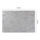thumbnail image 4 of REGALWOVEN Juego de 6 Manteles Individuales de Cuero Sintético para Decoración de Mesa de Comedor de Cocina, Manteles Lavables Limpiables Gris 18*12in, 4 of 7