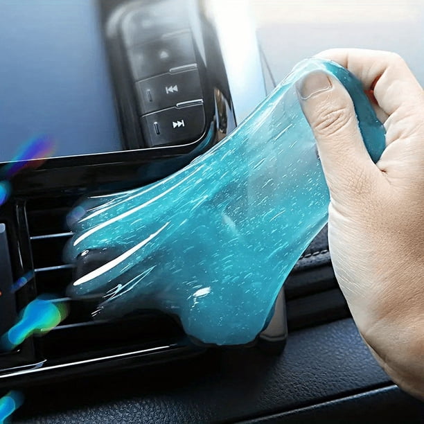 Revamp Your Car's Interior with 1pc 80g Cleaning Gel - The Ultimate Solution for Automotive Dust and Dirt!