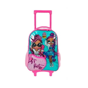 Lol Omg - Mochila Ruedas Original Omg Lol Surprise Rosa