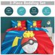 thumbnail image 5 of Pik_achu Print Bedding Set Pattern Duvet Cove Set 3 Pieces 1 Quilt Cover And 2 Pillowcases for Women Men Teens, 5 of 5