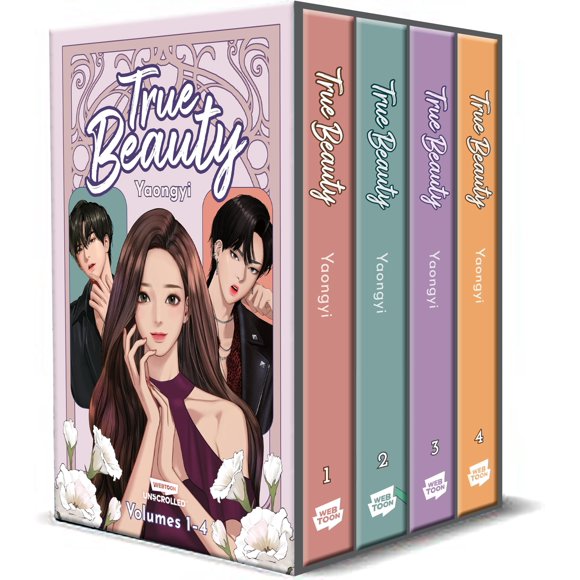 Colección de libros WEBTOON Unscrolled True Beauty (Vol. 1-4)