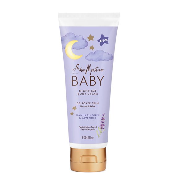 SheaMoisture Crema para Bebé Night 8 oz 227 g Miel y Lavanda