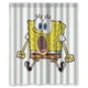 thumbnail image 1 of Cortina de ducha con dibujos de Bob Esponja y Patricio Estrella, juego de cortinas de baño con ganchos, tamaño 60 x 72 pulgadas, 1 of 3