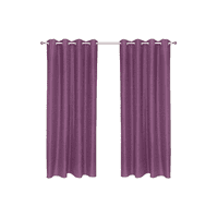 Genérico - Set Cortina Blackout Térmico 140X220 Cm, Color Morado