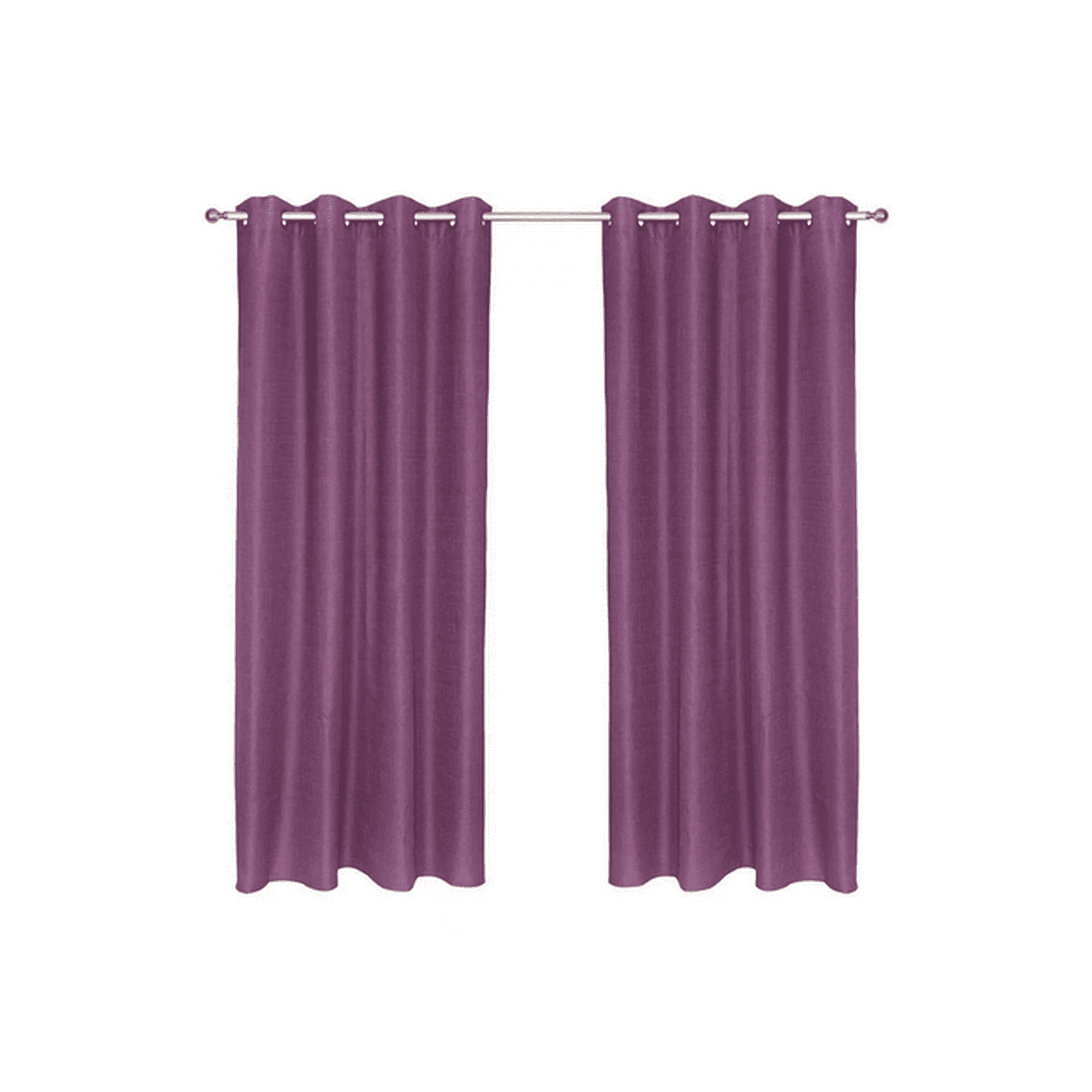 Genérico - Set Cortina Blackout Térmico 140x220 Cm, Color Morado