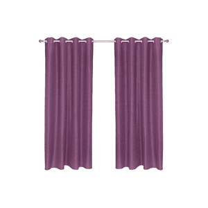 Genérico - Set Cortina Blackout Térmico 140X220 Cm, Color Morado