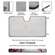 thumbnail image 2 of Meteoro Parasol para Parabrisas Delantero Protector Plegable, Visera Solar para Auto Bloquea Rayos UV Mantiene tu Vehículo Fresco140cm*76cm, 2 of 6