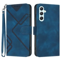 Funda Foxdock Para Samsung Galaxy A35 – Tipo Libro Con Soporte, Billetera, Correa Y Diseño Elegante