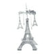 thumbnail image 1 of Estatuilla De La Torre Eiffel Portavelas Giratorio Ornamento Decoración Encantadora Torre Colgante Duradera, 1 of 3