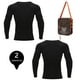 thumbnail image 2 of Pack 2 Camisetas Termica Primera Capa Microfibra Hombre+bolso Regalo Talla S, 2 of 3