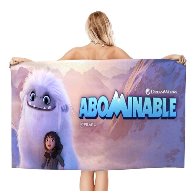Abominable Toalla de playa de secado rápido con diseño temático, regalo para mujeres y niñas, ideal para cumpleaños, fans, amantes de la música, uso en la playa o al aire libre, 78 × 160 cm