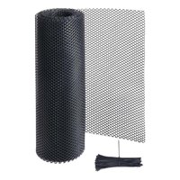 Magideal - Red De Jardín, Malla De Alambre, Cerca De Protección, Malla Para Árboles, Cerca De Jardín Elevada, Cerca De Alambre, Protector De Tronco, Construcción De Polietileno Resistente, Negro