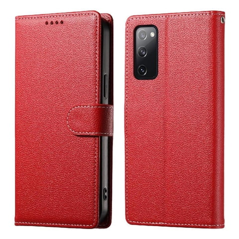 Funda Para Foxdock Samsung Galaxy S20 Fe– Cuero Premium, 3 Ranuras Para Tarjetas, Protección Contra Impactos