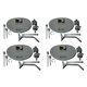 thumbnail image 1 of Lote de 4 antenas parabólicas DirecTV DTV Slimline KA/KU HD MPEG4 con monopolos, 1 of 2