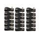 thumbnail image 2 of 18X Handmade Leather Suitcase Handle Drawer Cabinet Pullle Handle Black, 2 of 4