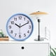 thumbnail image 4 of Reloj de pared de plástico de 10 pulgadas, reloj Shi Ying, reloj para dormitorio y sala de estar, sencillo., 4 of 5