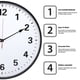 thumbnail image 2 of Reloj de pared LEIKE 61 cm negro retro con movimiento de cuarzo silencioso, 2 of 7