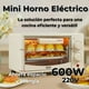 thumbnail image 2 of Mini Horno Eléctrico de Mesa 7 Litros Hornear Asar y Tostar, 2 of 11
