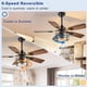 thumbnail image 3 of Ventilador de Techo Depuley WSFPZ18835 de 42 Pulgadas con Luz E26 DC, 3 of 3
