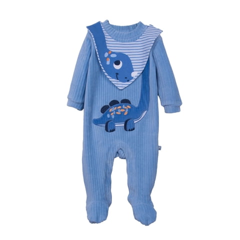 Pillin - Osito Plush Recién Nacido Niño Babero Desmontable Celeste