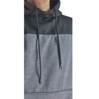 Likeshop - Polerón Canguro Hombre Invierno Frisado Con Gorro Bi-Color 0220