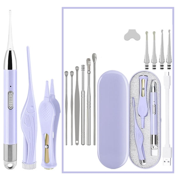 Smart Visual Ear Pick with Light Ear Pick Ear Spoon Shiny Creative Children Visible Earpick Ear Cleaning Tool Health Care