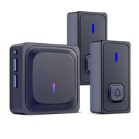 Timbre Inalámbrico Bn-Link, 2 Botones, Alcance 1000 Pies, Negro