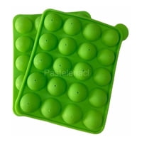 Genérico - Pack 2 Molde De Silicona Cakepop Molde Silicona 20 Esferas