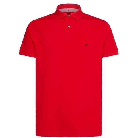 Polo Tommy Hilfiger Regular Fit Para Hombre Primary Red