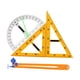 thumbnail image 1 of 4 Uds. Grandes Reglas De Geometría Matemática Brújula Pizarra Profesores Pizarra Blanca, 1 of 5