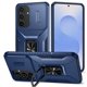 thumbnail image 1 of Funda Armada para Samsung Galaxy S25 FE con Tapa Deslizante y Soporte Magnético Giratorio Azul, 1 of 5