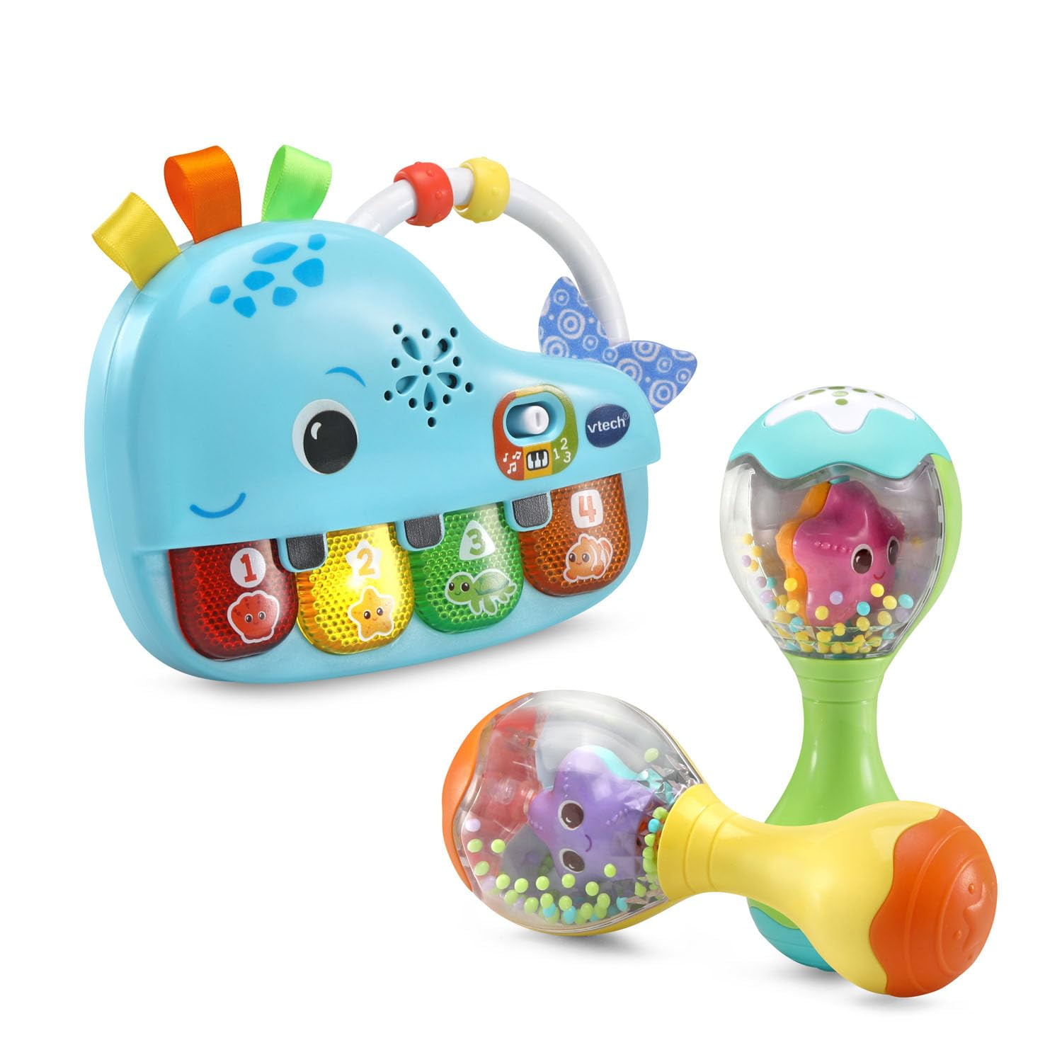 Melodías De Toy Vtech Baby Shake The Sea Ocean Durante Más De 3 Meses
