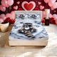 thumbnail image 1 of Raccoon Hugging Snowball Printed Fitted Sheet Set a Practical Set Made of Soft and Comfortable Material for a Cozy Sleep Experience Fits Various Bed Sizes Suita, 1 of 1