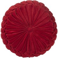 Todo Hogar Santiago De Chile - Cojin Velvet Plisado Rojo