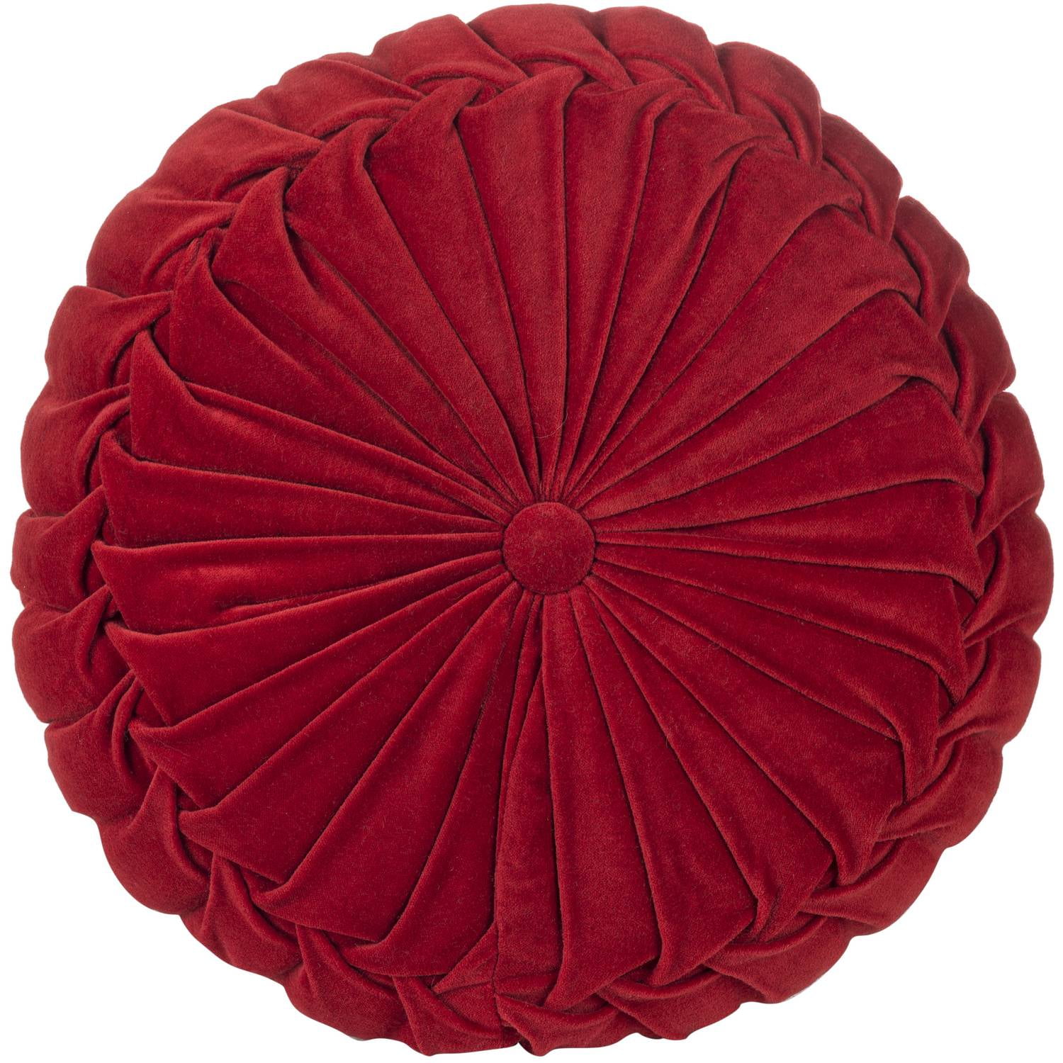 Todo Hogar Santiago De Chile - Cojin Velvet Plisado Rojo