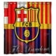 thumbnail image 1 of Cortina de ducha del FC Barcelona con ganchos (152 x 183 cm), 1 of 3