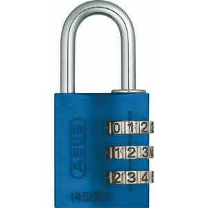 Abus - Candado Aluminio 145/30 Azul Clave