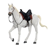 Bothyi - Figuras De Acción A Escala 1/12, Figurita De Tamaño Mini, Figurita De Caballo, Adorno Blanco