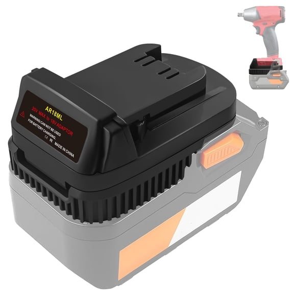 Adaptador TPDL AR18ML para baterías Ridgid AEG hacia Milwaukee M18